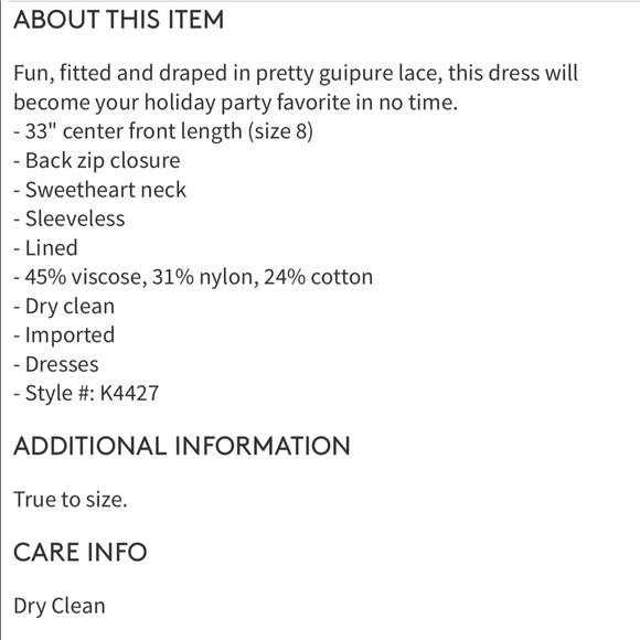 J Crew Lace Dress - Picture 5 of 7